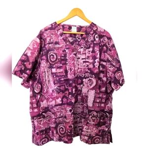 Vintage 90s Fashion Seal Scrub Top And Jacket Size 2xl